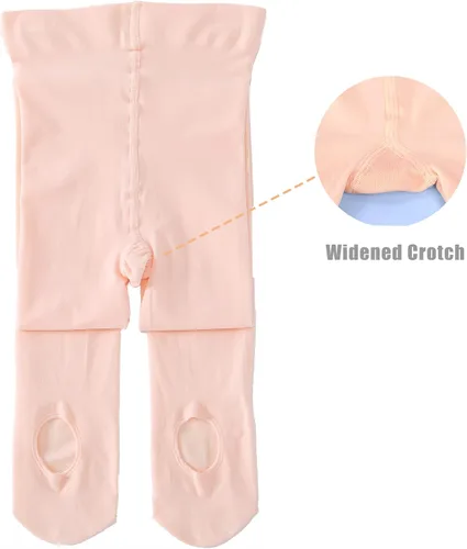 Miniatura 4 de MdnMd Girls' Women's Ballet Tights Ultra Soft Convertible Dance Leggings Transition Tights for Toddler Kids Adult