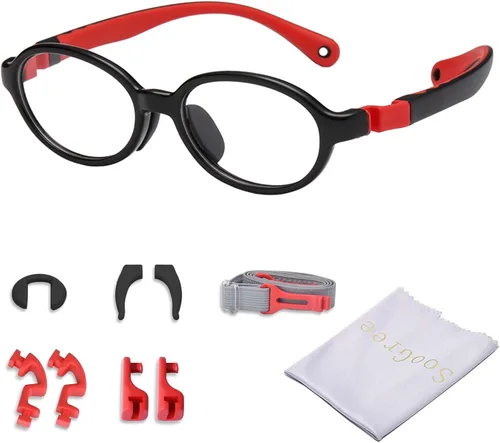 Miniatura 15 de SooGree Lentes de bloqueo de luz azul para niños y niñas, pantalla de computadora, juegos, TV, teléfono, antirreflejos y fatiga ocular 4 - 8 azul