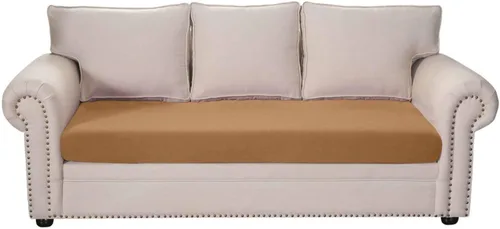 Miniatura 20 de MBROS Funda de cojín elástica para sofá de 2 cojines, protector de muebles de 1 pieza, funda de cojín para sofá, funda de cojín, color negro