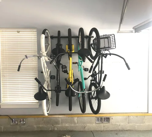 Miniatura 6 de StoreYourBoard Estante de Almacenamiento para Bicicletas – Estante para Bicicletas de Garaje de Servicio Pesado para 5 Bicicletas, Estante Vertical