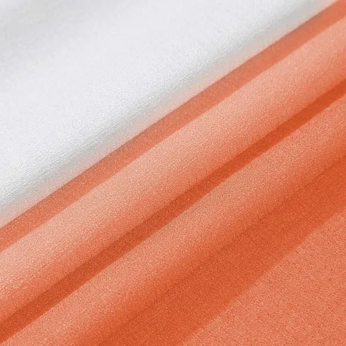 Miniatura 8 de Melodieux Cortinas semitraslúcidas de lino degradado de 63 pulgadas de largo para sala de estar, cortinas horizontales de gasa con bolsillo