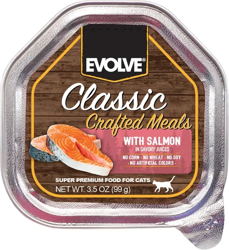 Miniatura 10 de Evolve Receta de pollo y carne de res sin granos en salsa húmeda para gatos 3 oz - 24 pk