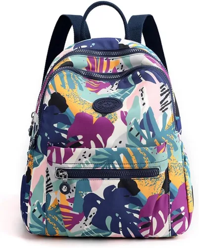 Miniatura 25 de Tanweibago Mini mochilas de nailon para mujer, mochilas pequeñas de 11L para mujer, mochila ligera casual para mujer, mochila de viaje de compras