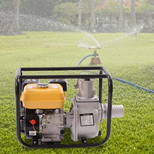 Miniatura 2 de Bomba de transferencia de agua 4 tiempos 7.5hp 3 pulgadas portátil de gasolina bomba de agua ligera de alta presión para riego de piscina