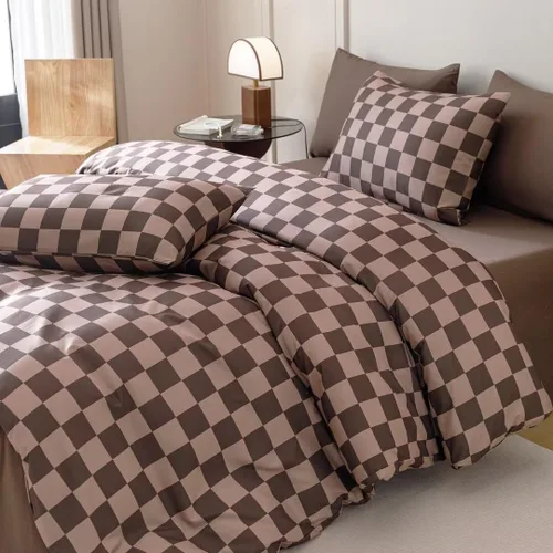 Miniatura 248 de CLOTHKNOW - Juego de edredón verde militar tamaño completo de 3 piezas, juego de ropa de cama verde oscuro, edredón suave con 2 fundas de almohada