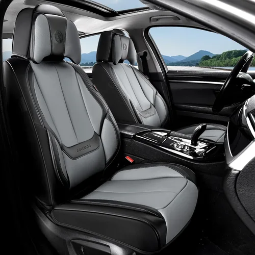 Miniatura 37 de Coverado Juego completo de fundas de asiento de automóvil, fundas de asiento para automóviles, fundas de asiento de coche beige para asientos