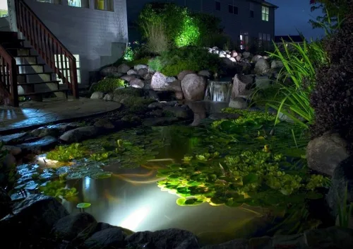 Miniatura 3 de Aquascape - Luz LED sumergible para estanque, jardín y resaltar el paisaje, Foco, Negro