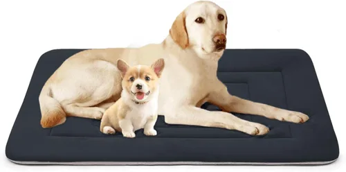 Miniatura 17 de Cama para perro, alfombrilla suave para cama de perro, 36 pulgadas, parte inferior antideslizante, lavable para perros medianos y grandes, colchón