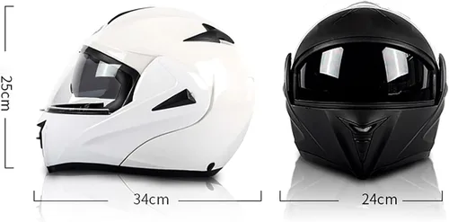 Miniatura 2 de Casco modular SDFGDFD Bluetooth, casco anticolisión de la motocicleta de cara completa ha obtenido la certificación DOT/ECE, casco de moto de cara