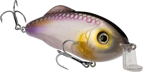 Miniatura 10 de Strike King Hybrid Hunter Shallow Jr. Señuelo de pesca, crankbait de buceo poco profundo, pico de 90 grados, ojos 3D, sonajero fuerte, se sumerge