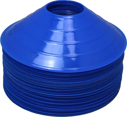 Miniatura 4 de BlueDot Trading Conos de disco de alta visibilidad para deportes, entrenamiento de agilidad, fútbol, fútbol, marcadores de cono de campo