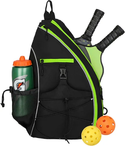 Miniatura 15 de Bolsa de Pickleball Goloni para Mujeres, Mochila de Pickleball para Hombres, Bolsa de Hombro Ligera con Gancho para Cerca, Gran Capacidad, Bolsillo