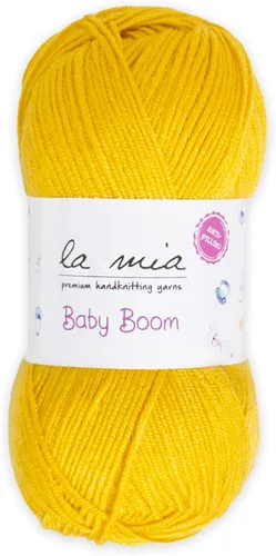 Miniatura 50 de 1 madeja La Mia Baby Boom, hilo acrílico 100% antipilling para tejer y ganchillo para tejer y ganchillo, 3.53 oz (3.5 onzas) / 820.2 ft
