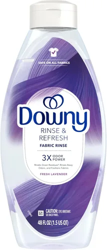 Miniatura 11 de Downy RINSE & REFRESH Suavizante para ropa y removedor de olores para lavandería, Lavanda Fresca, 1,41 l, Seguro para TODOS los tejidos, Suave