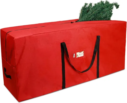 RICHIE Bolsa de almacenamiento para árbol de Navidad de 7.5 pies, se adapta a árboles artificiales de hasta 7 pies, bolsa Oxford 600D para árbol de