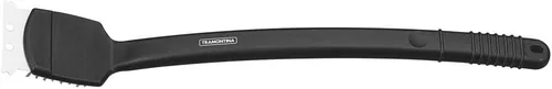 Tramontina 26461/100 Churasco - Cepillo limpiador para parrilla de barbacoa de 17.3 pulgadas (17.3 in), red de eliminación de quemaduras para placas