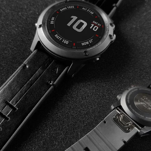Miniatura 6 de Abanen Correa de reloj para Garmin epix Pro de 2.008 in, Fenix 8 de 2.008 in, Instinct 3 de 1.77 pulgadas, correa híbrida de silicona suave