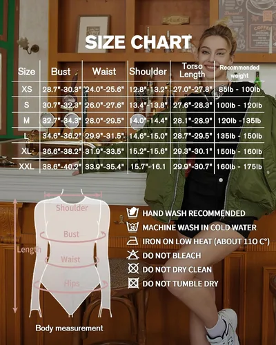 Miniatura 5 de MANGOPOP - Body de cuello redondo para mujer, manga corta y manga larga, camisetas ajustadas y básicas