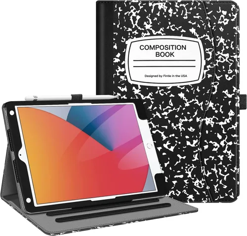 Miniatura 25 de Fintie - Funda para iPad de 9ª / 8ª / 7ª generación (2021/2020/2019) de 10.2 pulgadas - [Protección de esquinas] Funda con soporte de visualización