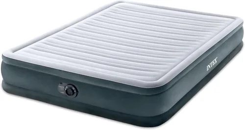 Miniatura 13 de Intex Colchón de aire tamaño individual, 45,7 cm de altura, bomba incorporada, Dura-Beam Deluxe Comfort-Plush - Cama hinchable portátil