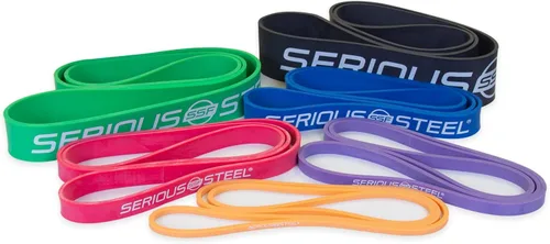 Miniatura 10 de Serious Steel Fitness Bandas de entrenamiento de resistencia de 32 pulgadas
