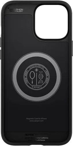 Miniatura 4 de Spigen Mag Armor (MagFit) compatible con MagSafe diseñada para iPhone 13 Pro Max (2020), color negro mate
