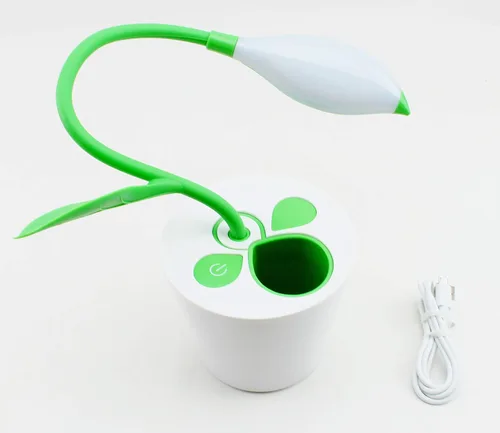 Miniatura 3 de Lámpara de escritorio LED para cuidado de los ojos, lámpara de mesa con control táctil con 3 niveles de brillo, decoración del hogar, con espacio
