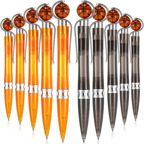 Miniatura 6 de Geyoga 40 bolígrafos de baloncesto deportivos, recuerdos de fiesta, recuerdos deportivos, bolígrafos de escritura de tinta negra para escritorio