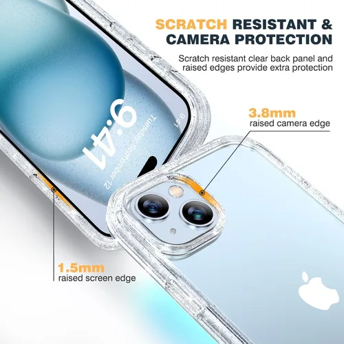 Miniatura 5 de Diaclara - Funda resistente de cuerpo completo con protector de pantalla sensible al tacto y antiarañazos, con protector de lente de cámara