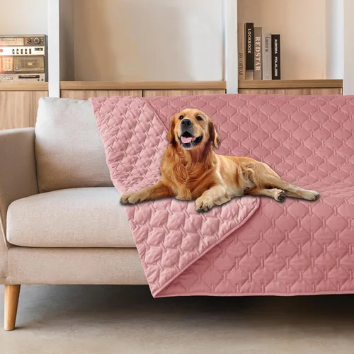 Miniatura 13 de gogobunny Manta 100% Impermeable de Doble Cara para Perros, Cubierta Suave para Cama de Mascotas, Reversible, Protege Muebles, Sillón, Sofá, Coche