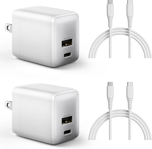 Miniatura 9 de Cargador de Carga Rápida wegear USB C, Cargador Nano GaN de 30 W de Doble Puerto con Enchufe Plegable para iPhone Serie 16/15, iPad, Galaxy S24 Negro