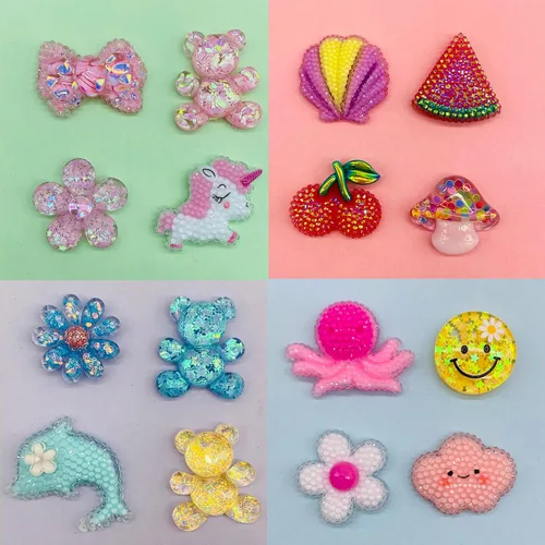 Miniatura 4 de 30 45 50 dijes para zapatos para Crock Girl Pink Peace Love Fast Food Mexicano Shoe Decor Charms para pulseras, sandalias, accesorios de decoración