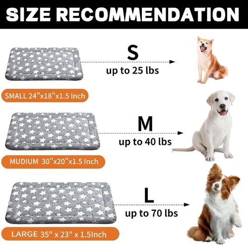Miniatura 2 de Alfombrilla para Cama de Perro – Almohadilla de Perrera Suave y Cómoda para Jaula – Cama y Almohadilla Duradera para Perros y Gatos – Ideal para Gris