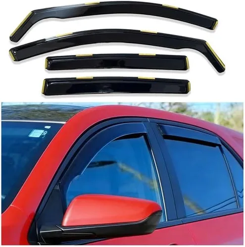Miniatura 5 de Viseras laterales para ventana, deflectores de ventilación, deflectores de ventilación para Chevrolet Equinox 2018, 2019, 2020, 2021, 2022, 2023