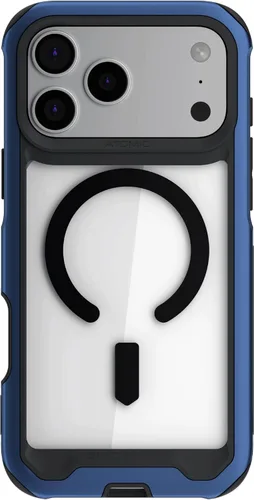 Miniatura 102 de Ghostek Atomic Slim - Funda protectora para iPhone 15 Pro Max, compatible con accesorios MagSafe, marco de metal de aluminio, funda de teléfono