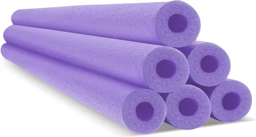 Miniatura 19 de Hanaive 6 paquetes de fideos de piscina, tubo de espuma flotante para natación de 52 pulgadas, fideos huecos a granel, flotadores resistentes