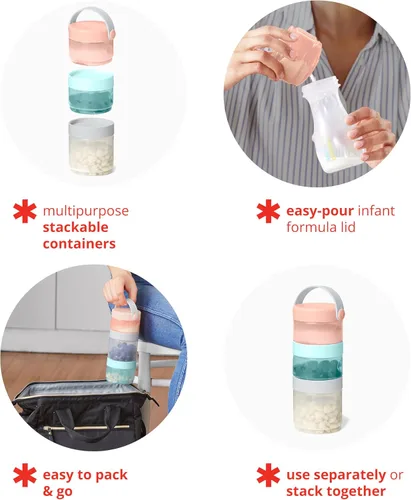 Miniatura 3 de Skip Hop Recipiente de fórmula para bebés, fórmula a alimento