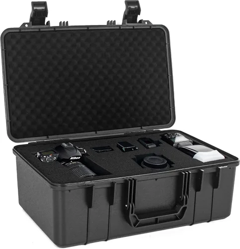 Miniatura 13 de Estuche de transporte duro, caja de almacenamiento a prueba de golpes con espuma personalizable, caja de herramientas protectora portátil de 11