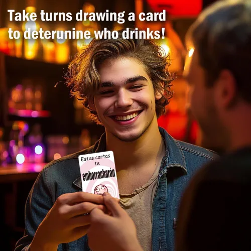 Miniatura 4 de Juego de Cartas para Beber Bilingüe Español-Inglés Divertidos Juegos de Fiesta con Alcohol para Adultos Emocionante Juego de Mesa para Noches