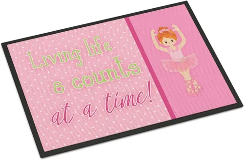 Miniatura 28 de Caroline's Treasures BB5374MAT Let's Dance Linen - Felpudo de lino verde azulado de 18 x 27 pulgadas, tapete para puerta delantera, para interiores