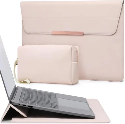 HYZUO Funda para laptop de 13 pulgadas con función de soporte para MacBook Air 13 M4 M3 M2 M1 2025-2018, MacBook Pro 13 M2 M1, iPad Pro/Air de 13