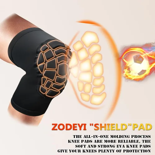 Miniatura 5 de Rodilleras de Lucha Libre Manga Corta para Rodilla, 2 Piezas Manga de Compresión para Rodilla para Fútbol Americano, Baloncesto, Voleibol