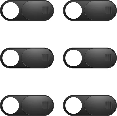 ZUCUCUC Funda deslizante para cámara de laptop, funda para cámara, paquete de 6 fundas ultradelgadas para cámara web para laptop, escritorio, PC,
