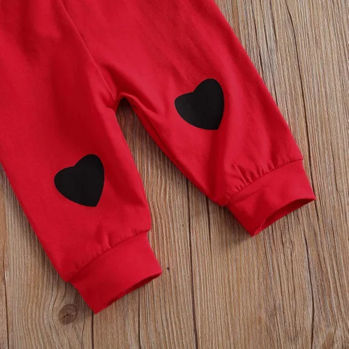 Miniatura 6 de Kuriozud Baby My First - Conjunto de ropa de 3 piezas para San Valentín