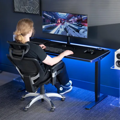 Miniatura 9 de VIVO DESK-PAD60-24 - Alfombrilla de escritorio grande de 60 x 24 pulgadas con iluminación RGB para ambiente de oficina y juegos inmersivos