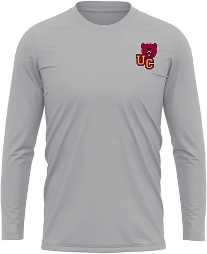 Miniatura 144 de Camisa deportiva de manga larga oficial de la NCAA Collegiate para hombre, con logotipo en el pecho izquierdo, colección Athletic Heather
