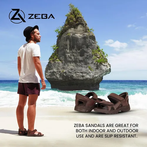 Miniatura 7 de Z Sandalias de cuero manos libres Zeba para hombre