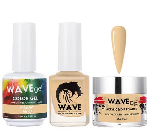 Miniatura 178 de WAVEGEL - Juego de gel de remojo, laca de uñas y polvo acrílico a juego - Colección Simplicity - #P109 Blizzard