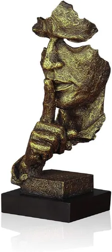 Miniatura 5 de Lependor Decoraciones de escritorio abstractas y creativas, estatuas de pensador, estatuas y esculturas para la decoración del hogar y la sala