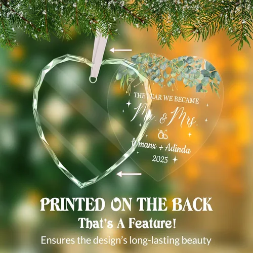 Miniatura 4 de Adornos de Navidad Personalizados Personalizados con Foto y Texto para Decoraciones de Árbol de Navidad, Regalos